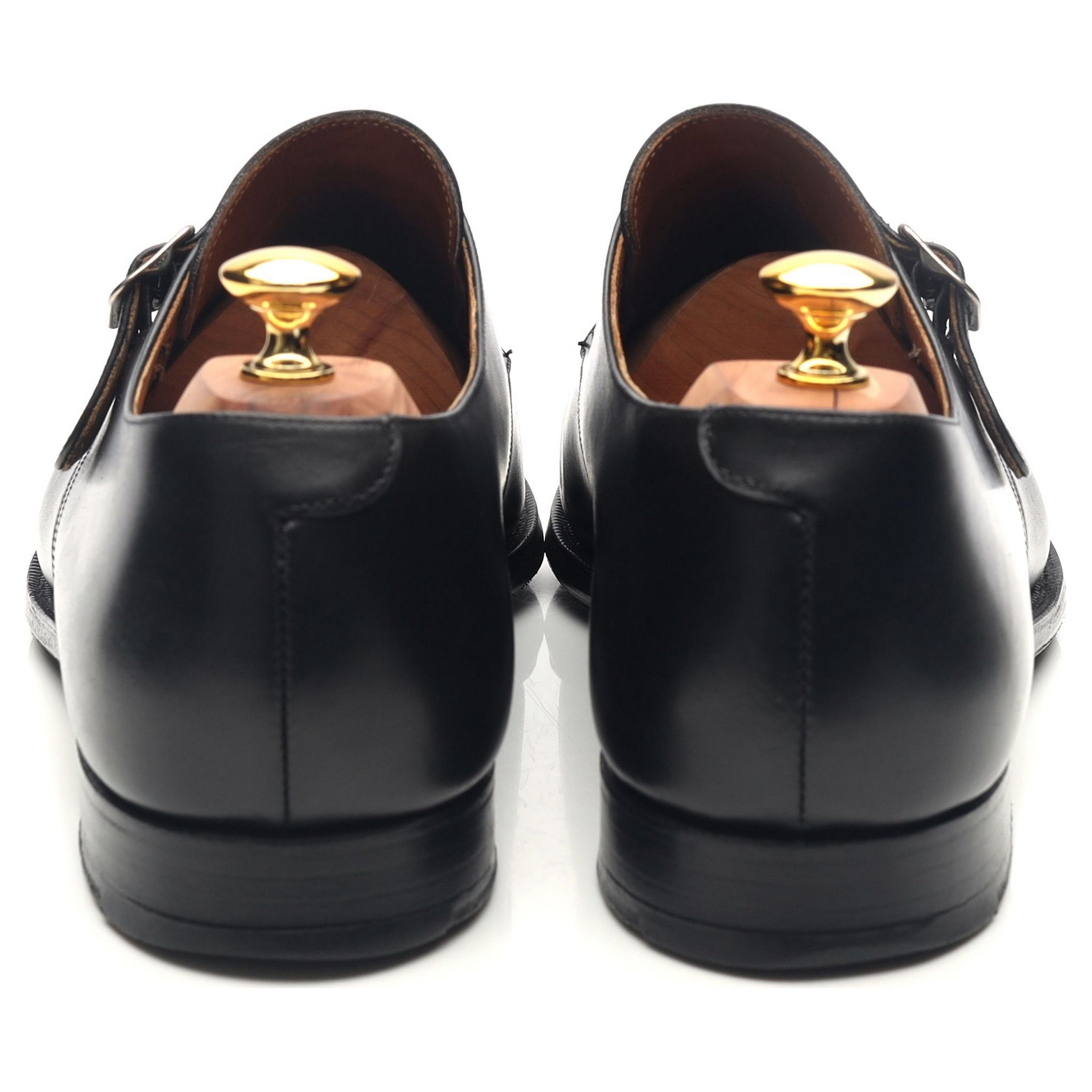 Crockett & Jones Grosvenor monk cuir noir UK 12