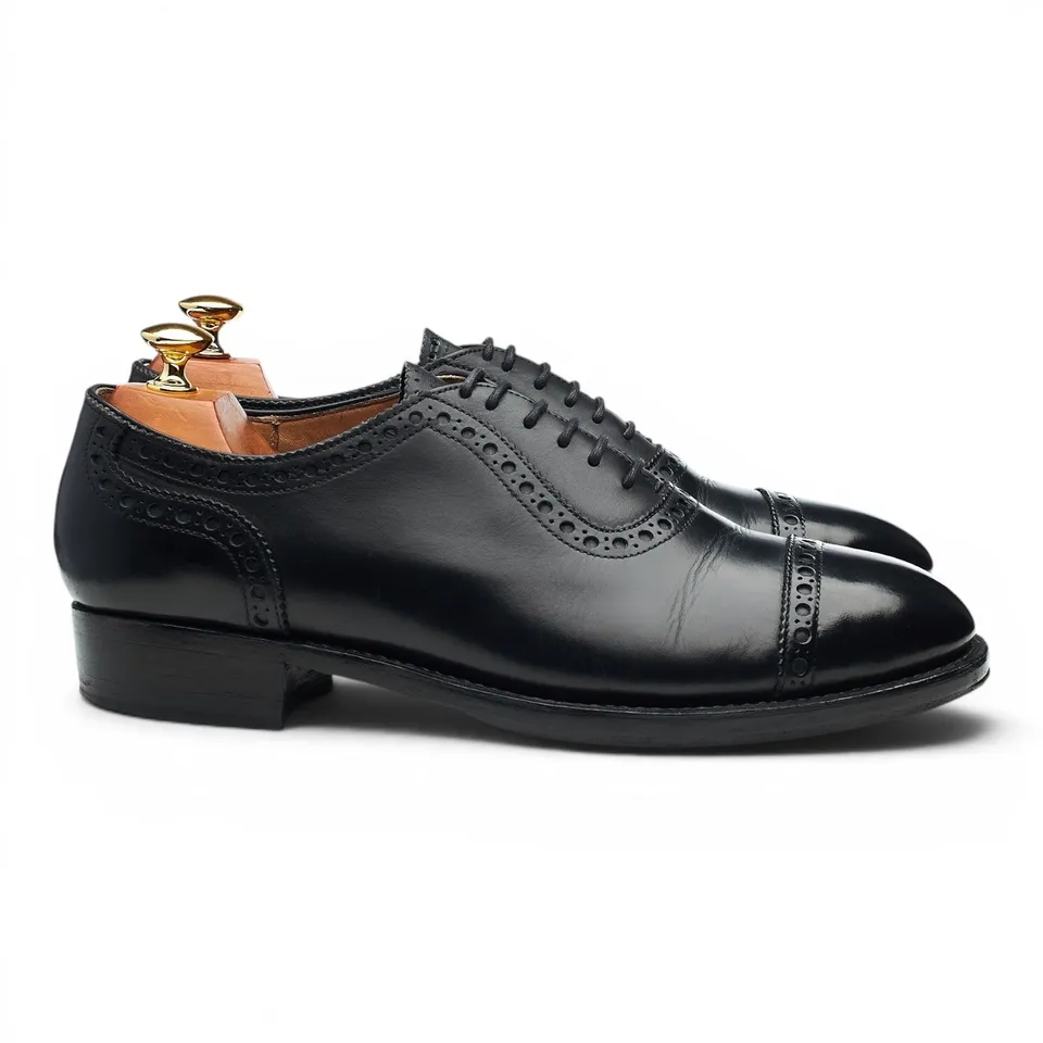 Valentin Frunza Adelaide oxford cuir noir 8.5 UK sur-mesure