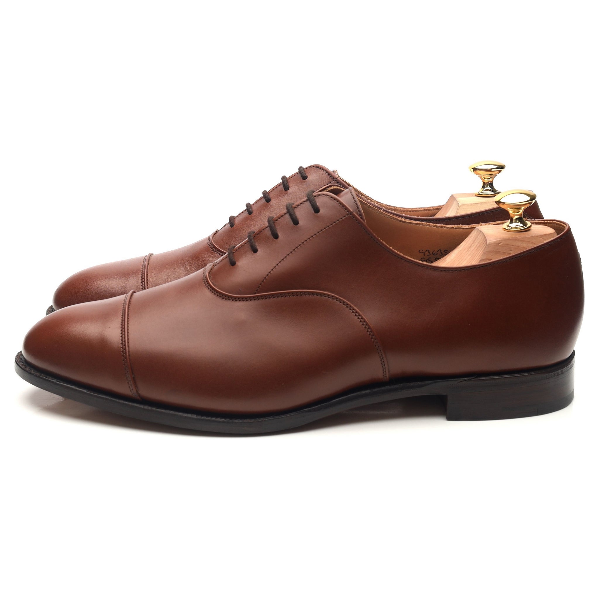 Tricker's Henley chaussures oxford cuir marron UK 11.5