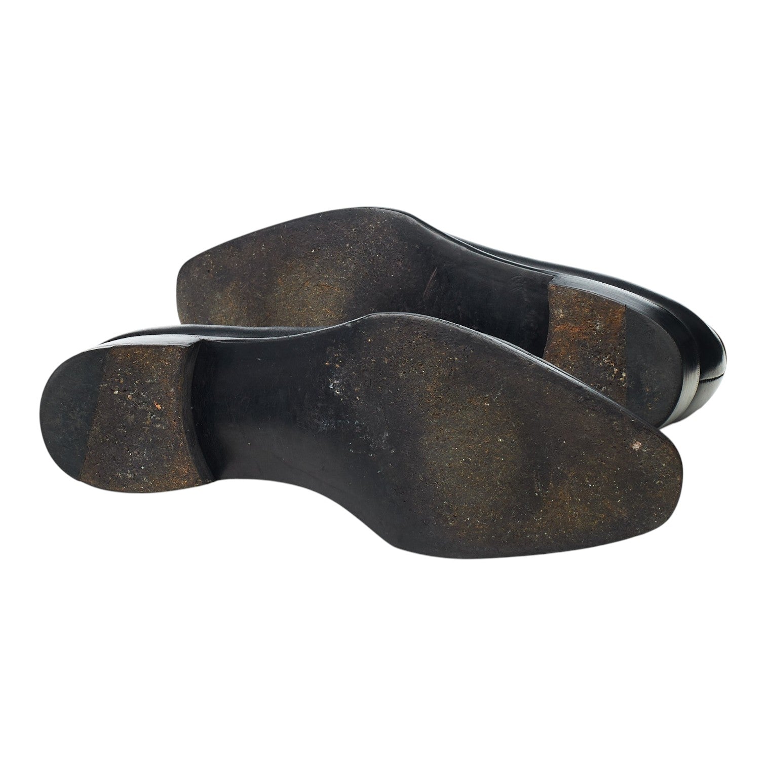 Oct. Tenth OT41 mocassin gland cuir noir UK 9,5