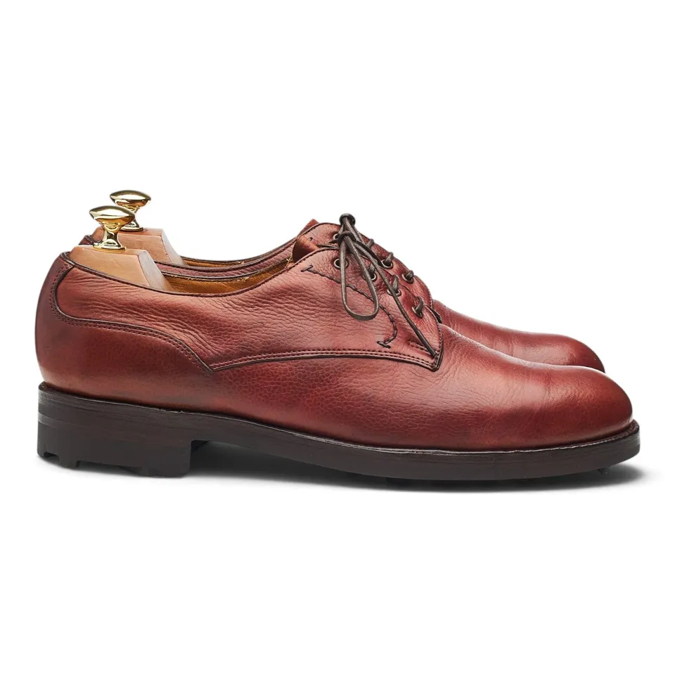 Holland & Holland Derby cuir grainé marron UK 9,5 E