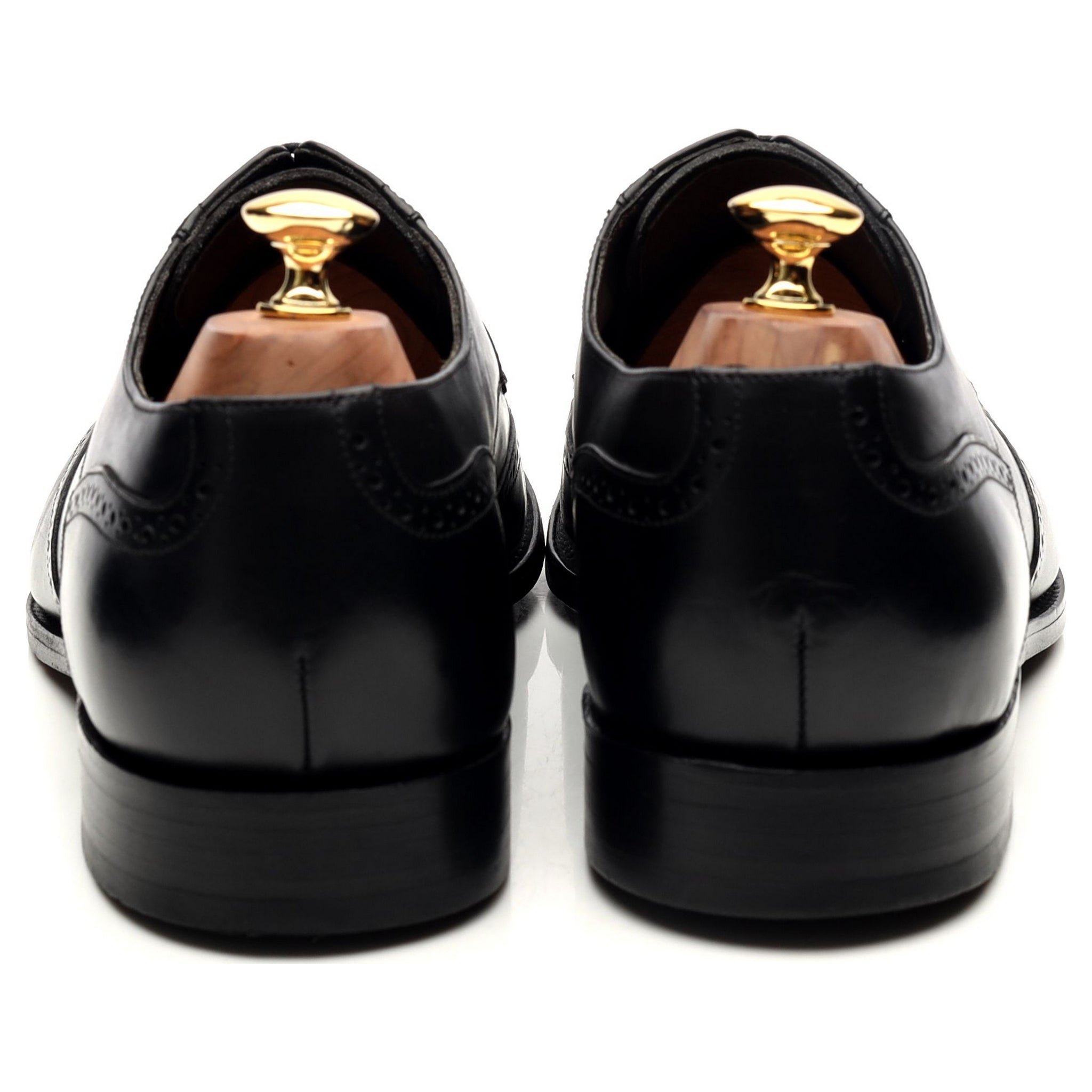Barker Toddington derby brogue cuir noir UK 10 large