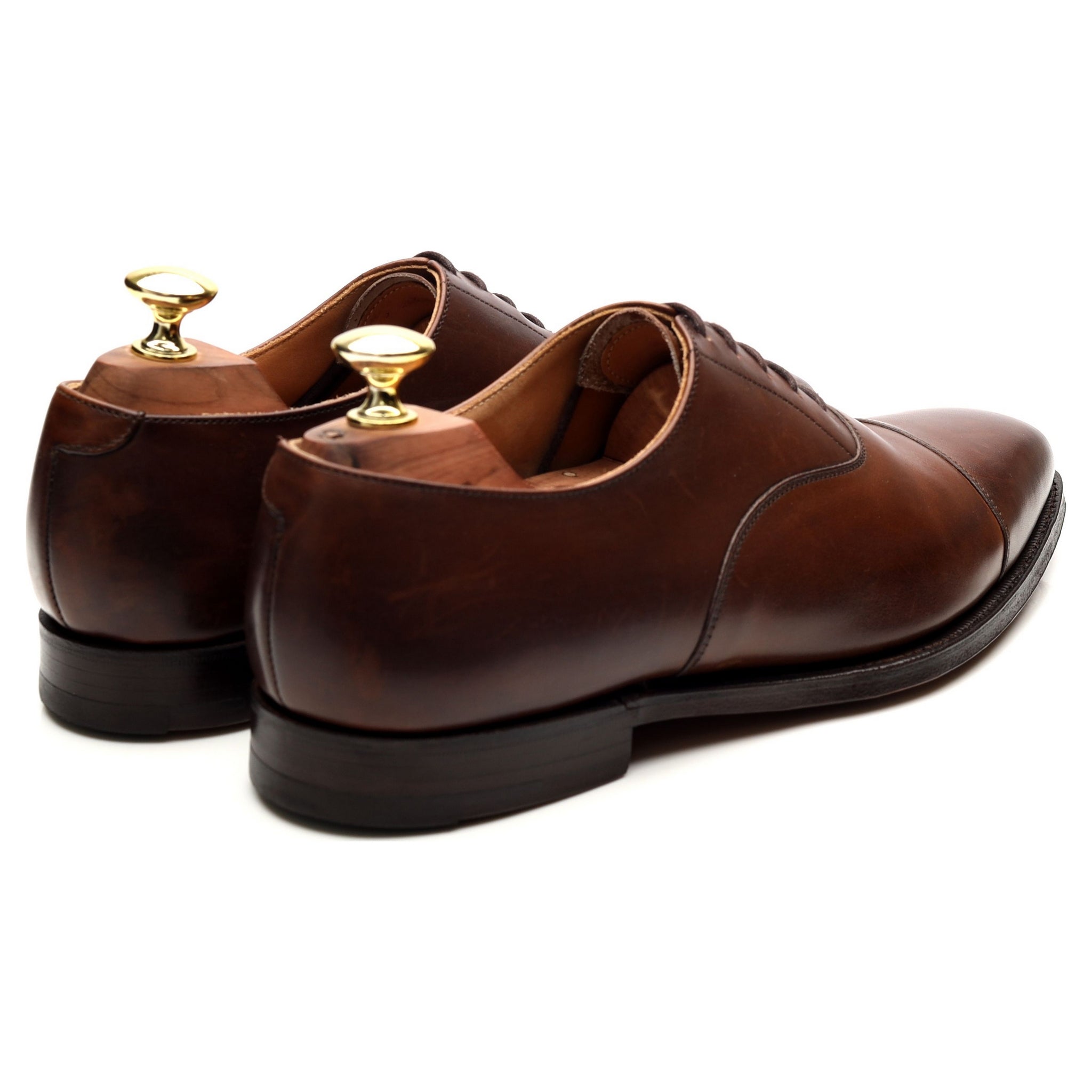 Crockett & Jones Hallam richelieu cuir marron UK 7