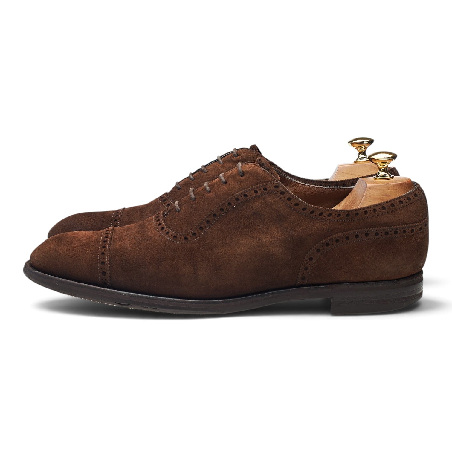 Edward Green Canterbury richelieu daim marron UK 10,5