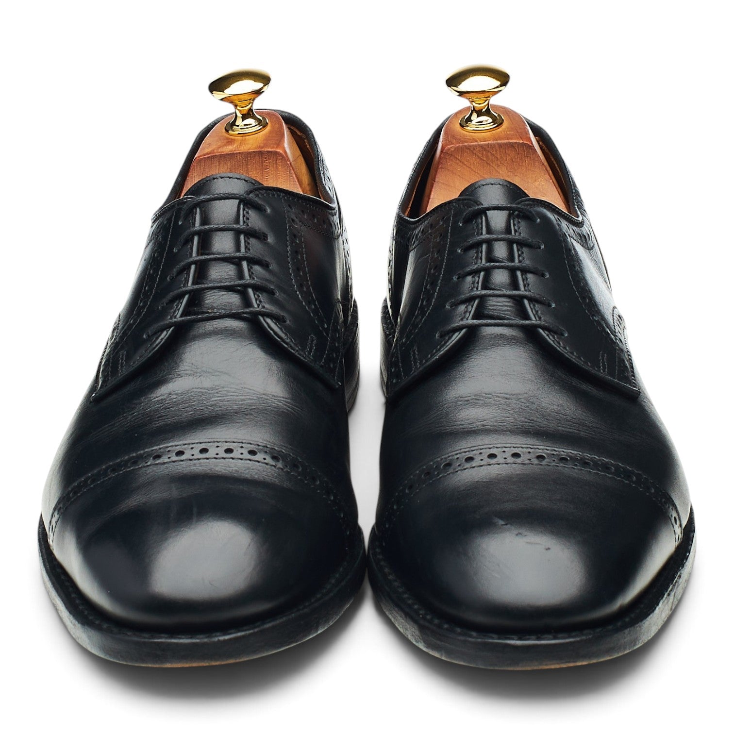 Allen Edmonds The City Derby cuir noir UK 9