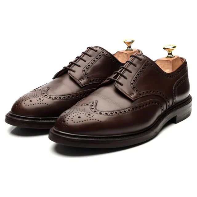 Crockett & Jones Pembroke derby cuir marron 42,5 gomme