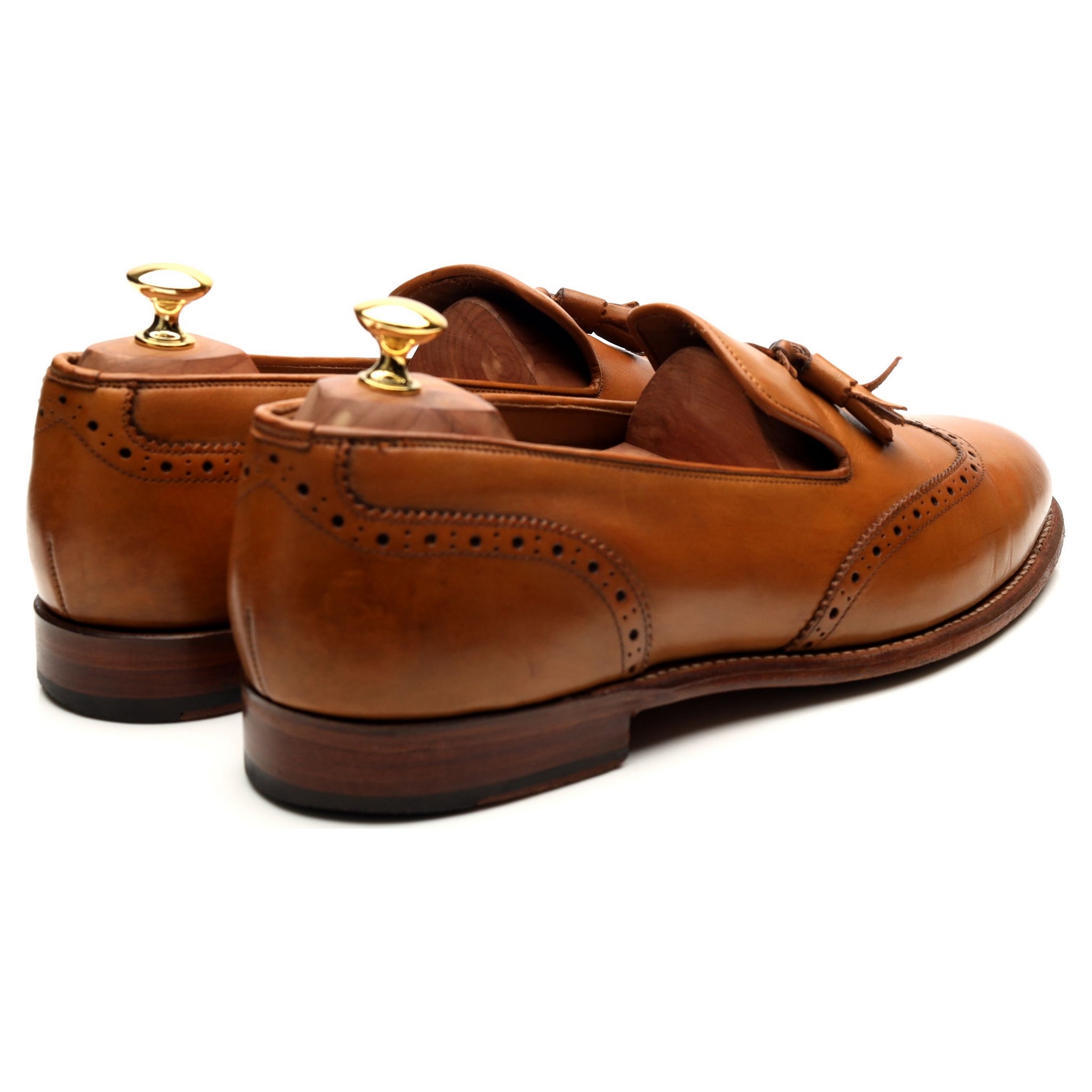 Grenson Monty mocassins glands cuir marron 10.5 UK