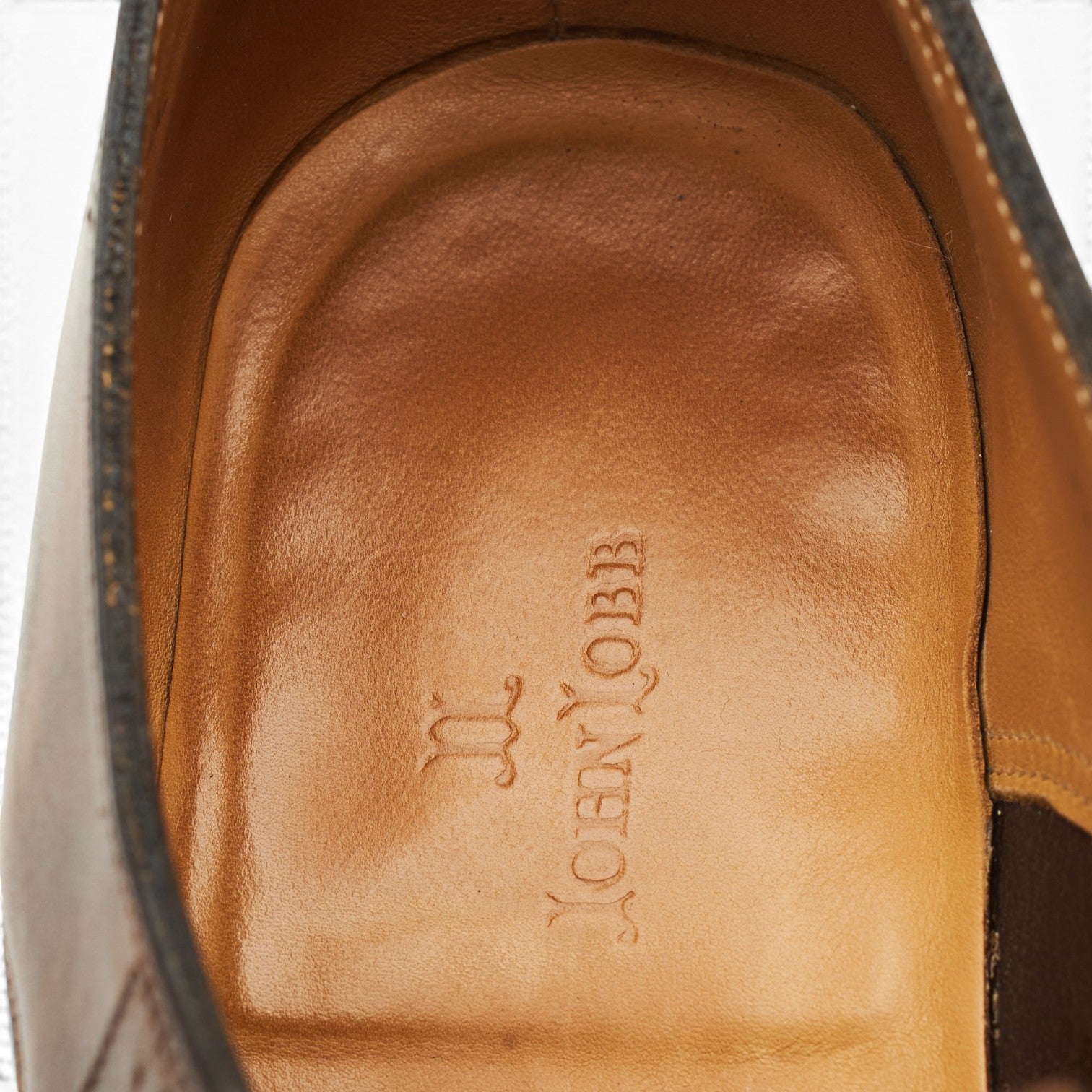 John Lobb Hallaton derby daim marron UK 9 EE