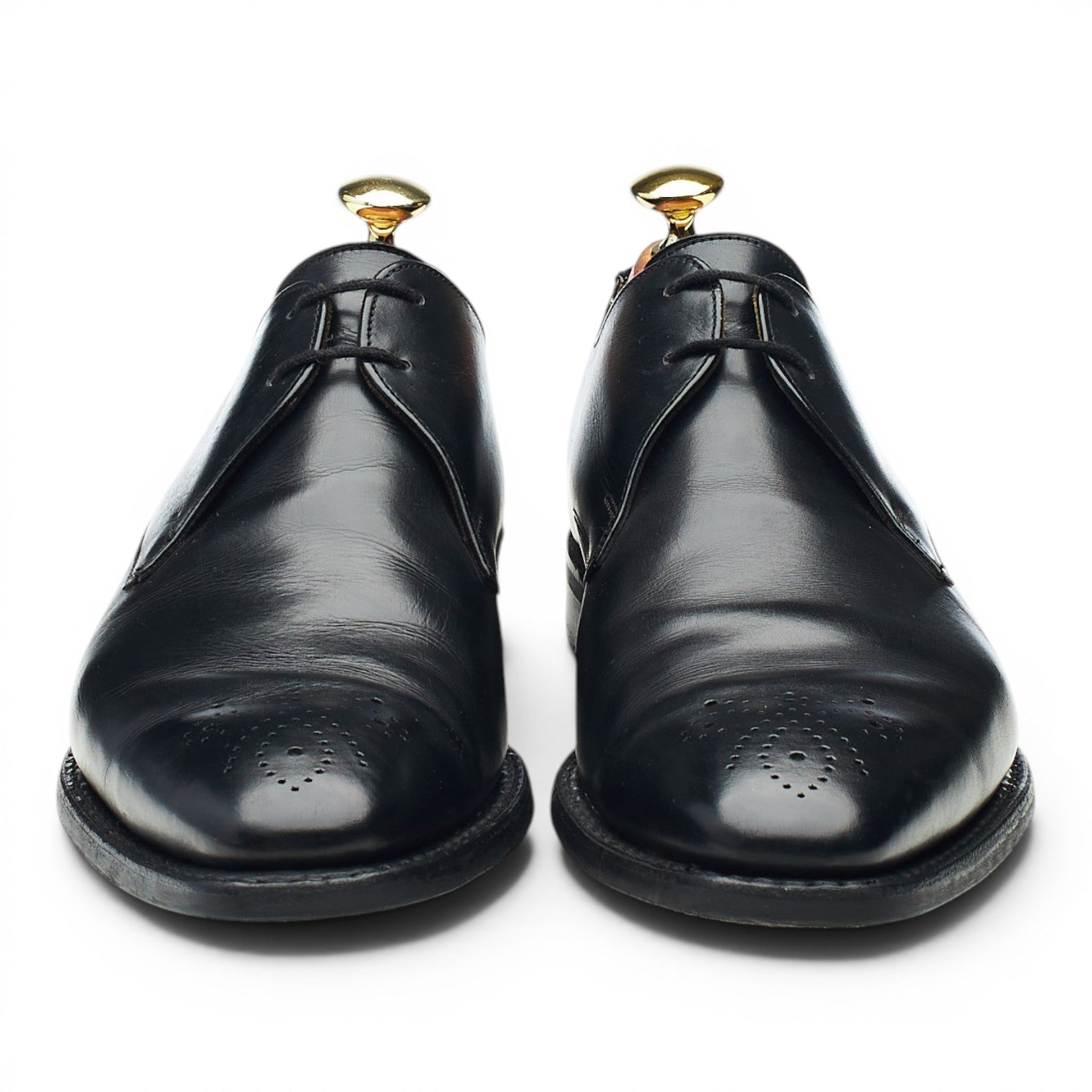 Cheaney Liverpool derby noir cuir pointure UK 7,5