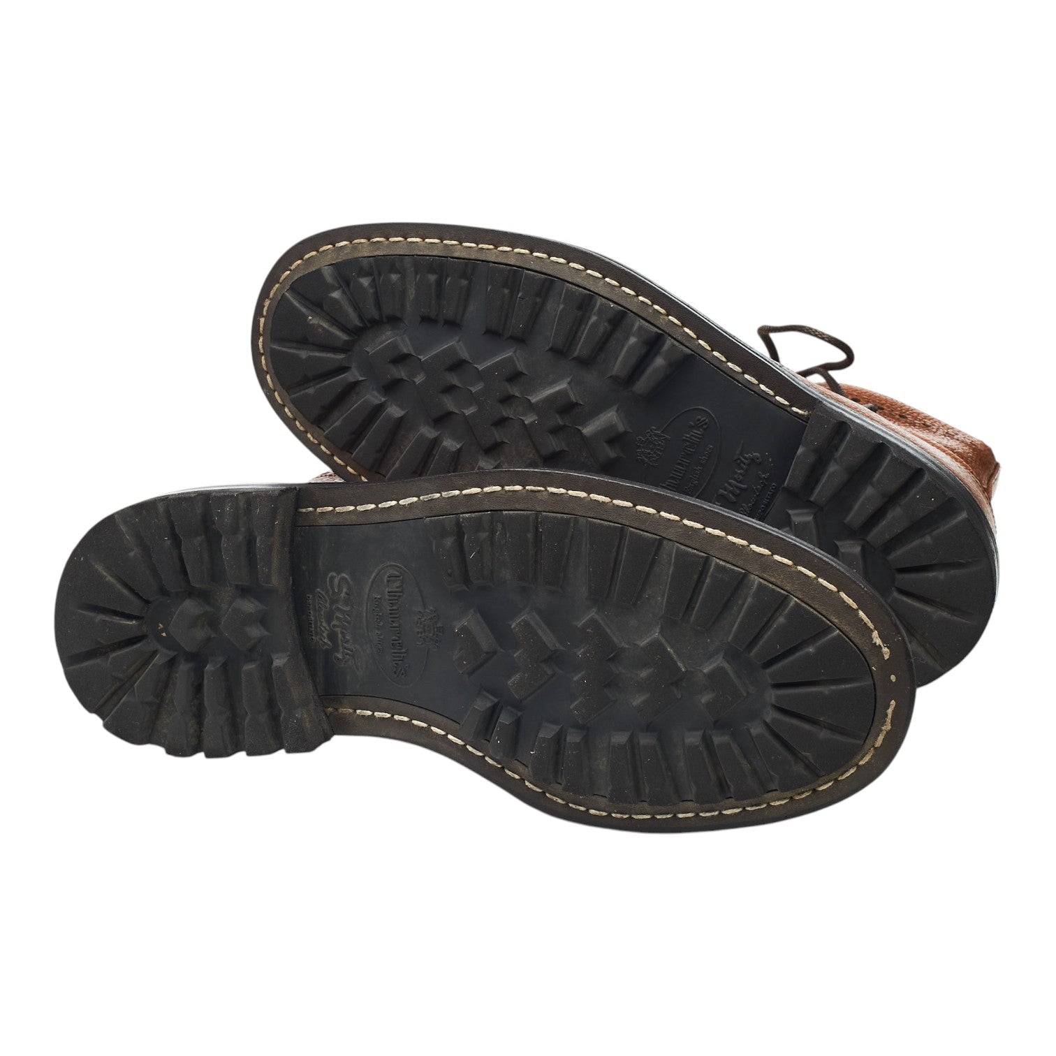 Church's McFarlane bottines cuir grainé marron UK 5.5