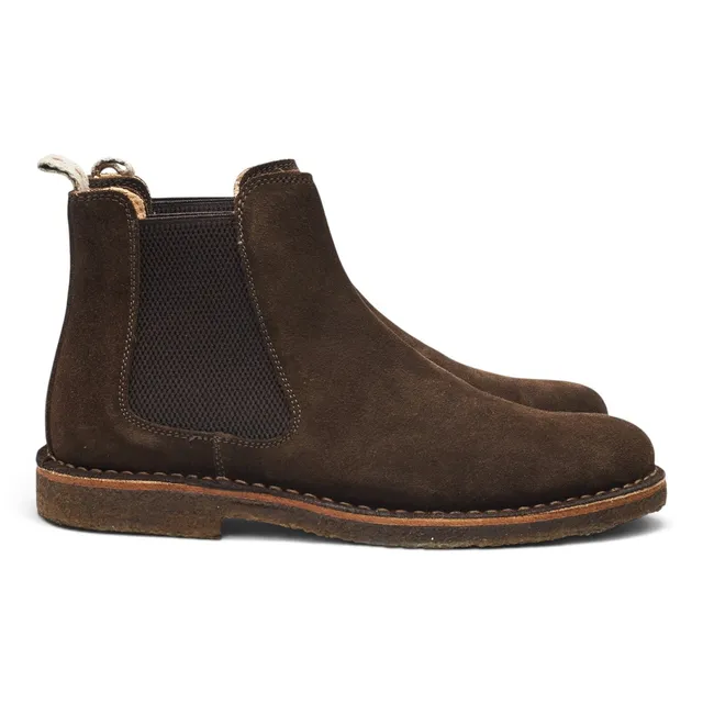 Astorflex Bitflex boots chelsea suède marron UK 8