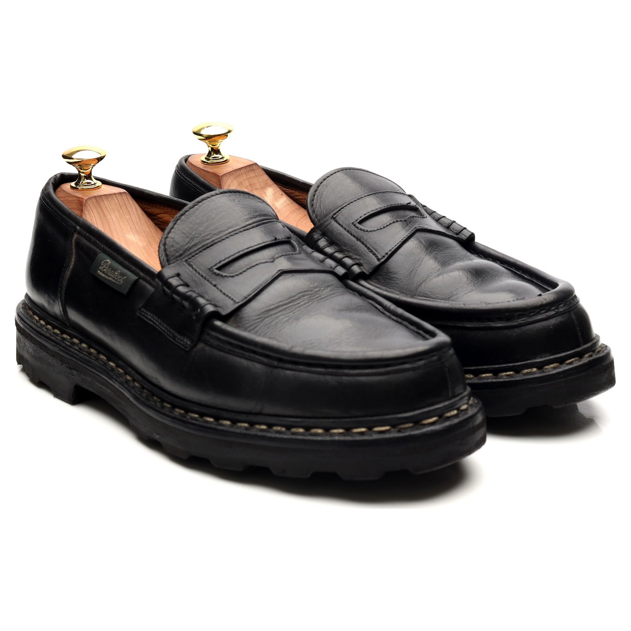 Paraboot Reims mocassins cuir noir pointure UK 8,5