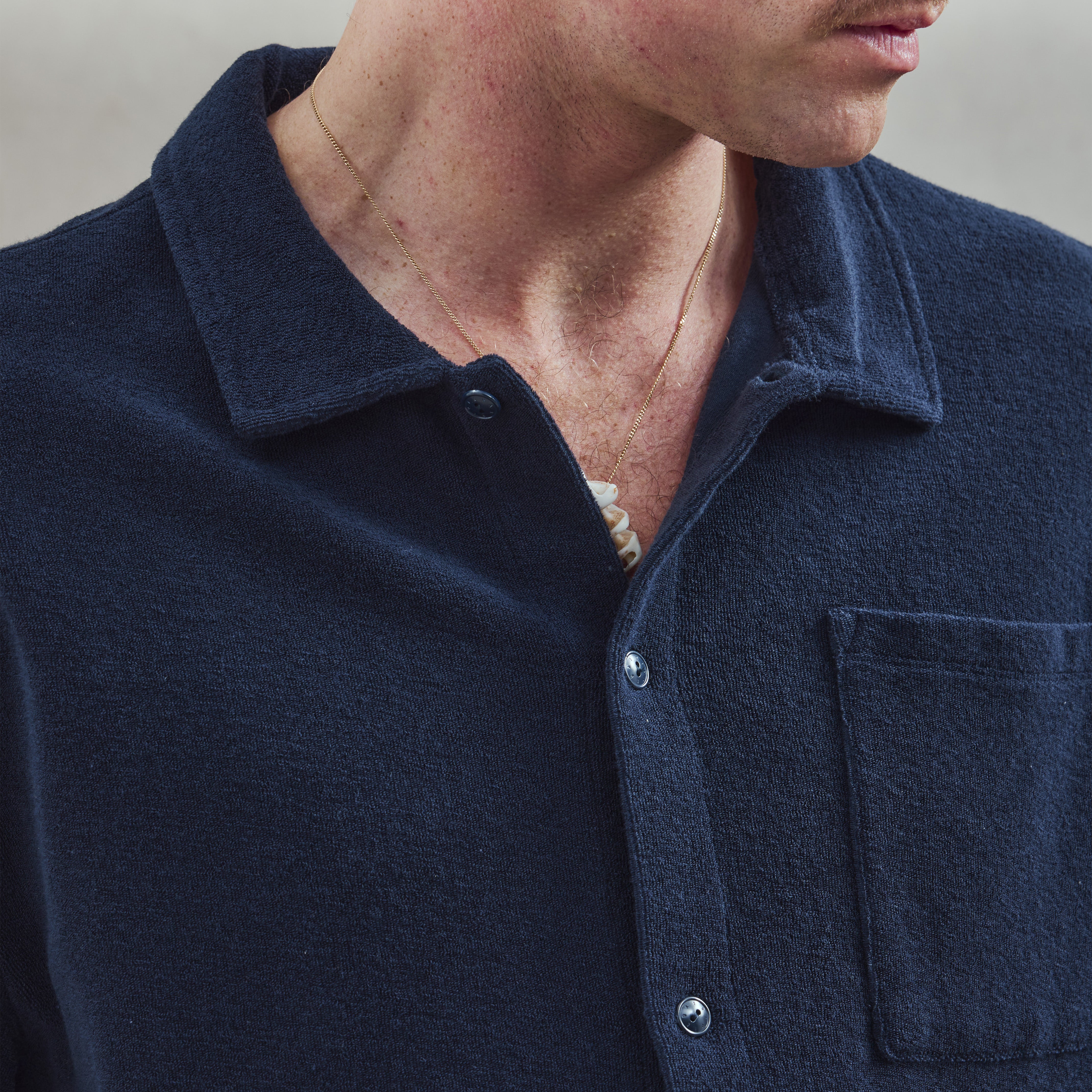 Rivieras Santiago chemise éponge marine