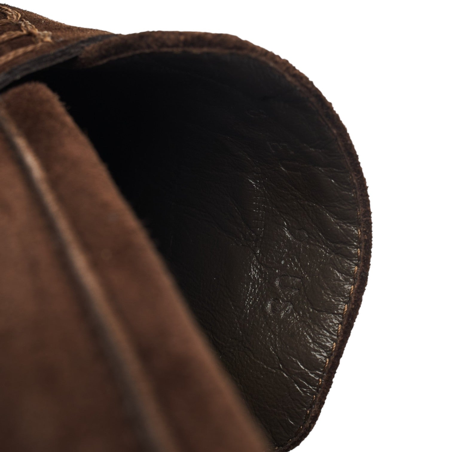 Brioni mocassin penny suède marron 8 UK