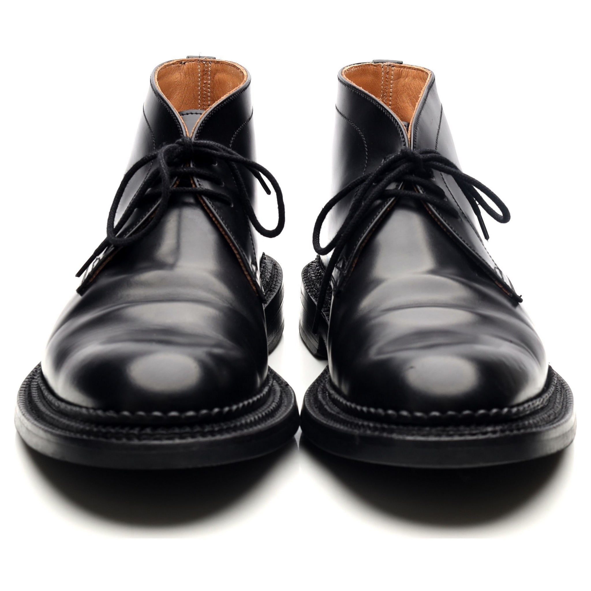 Grenson Triple Welt chukka boots cuir noir UK 8.5