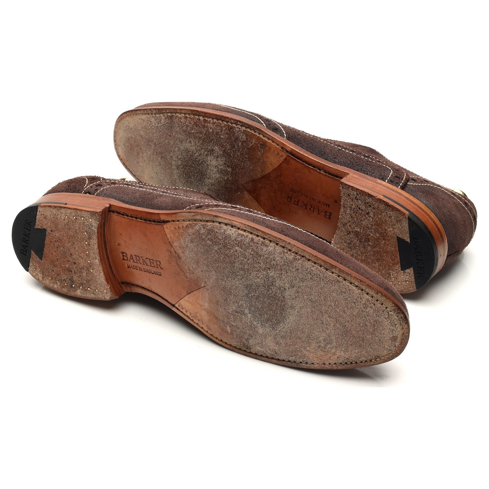 Barker Grant richelieu daim marron pointure 8