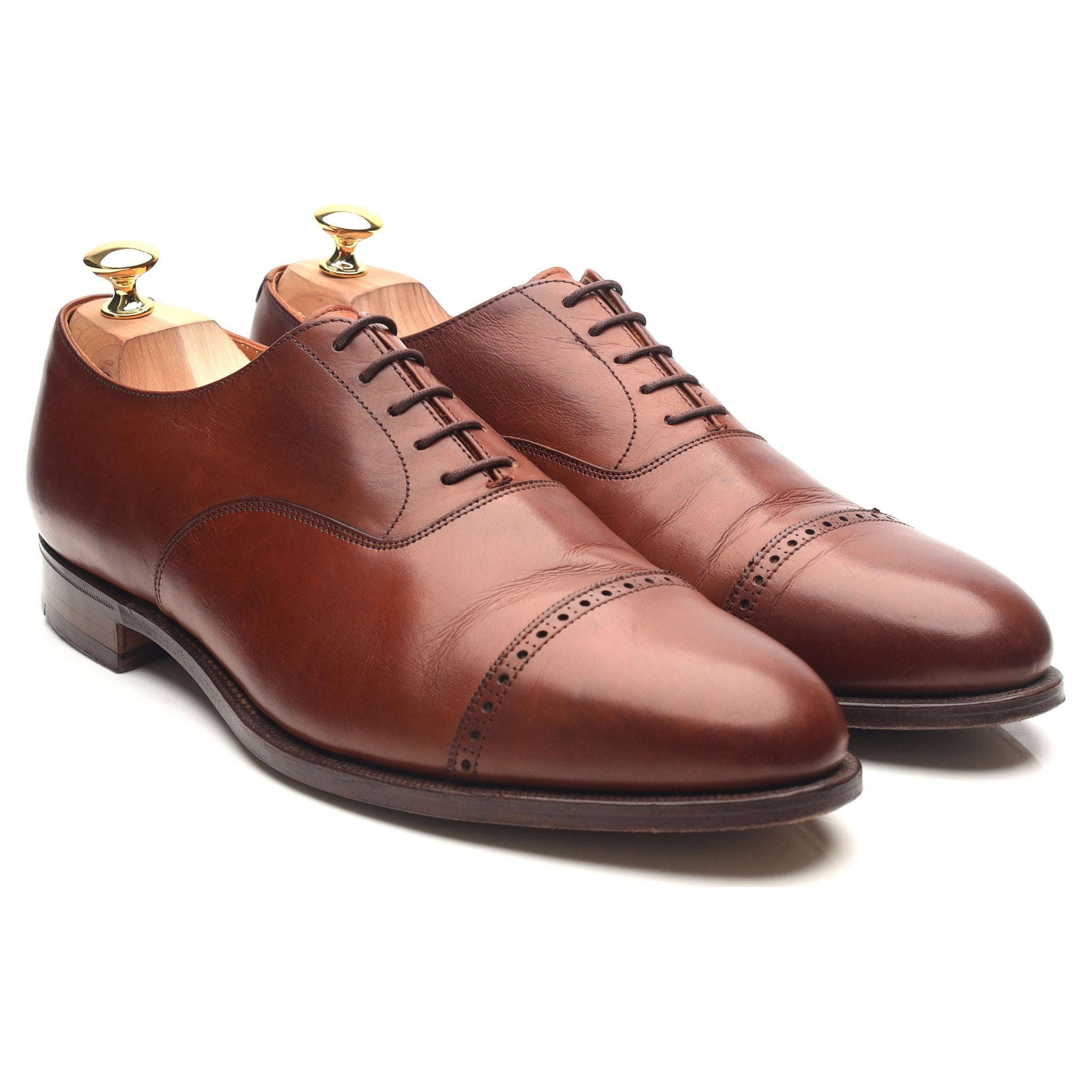 Ralph Lauren richelieu brogue cuir marron UK 10.5