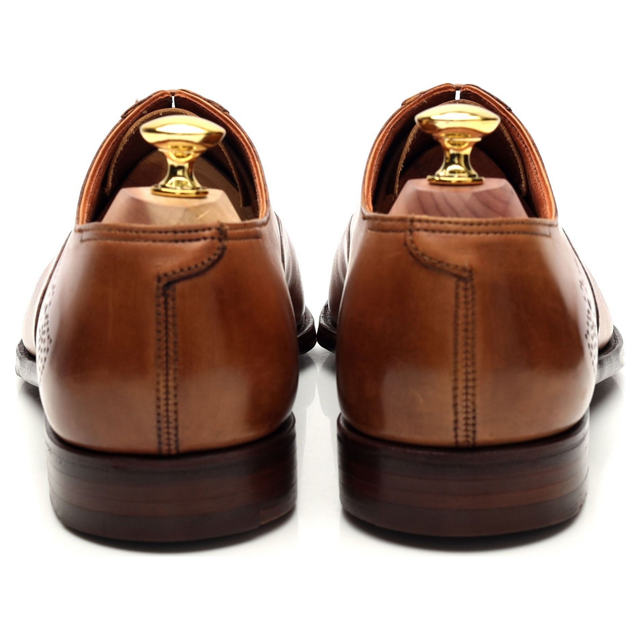 Crockett & Jones Rosemoor richelieu cuir tabac UK 7.5 cuir