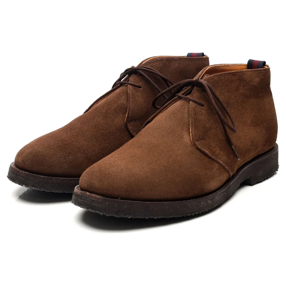 Sanders Finley boots chukka marron suède pointure UK 8