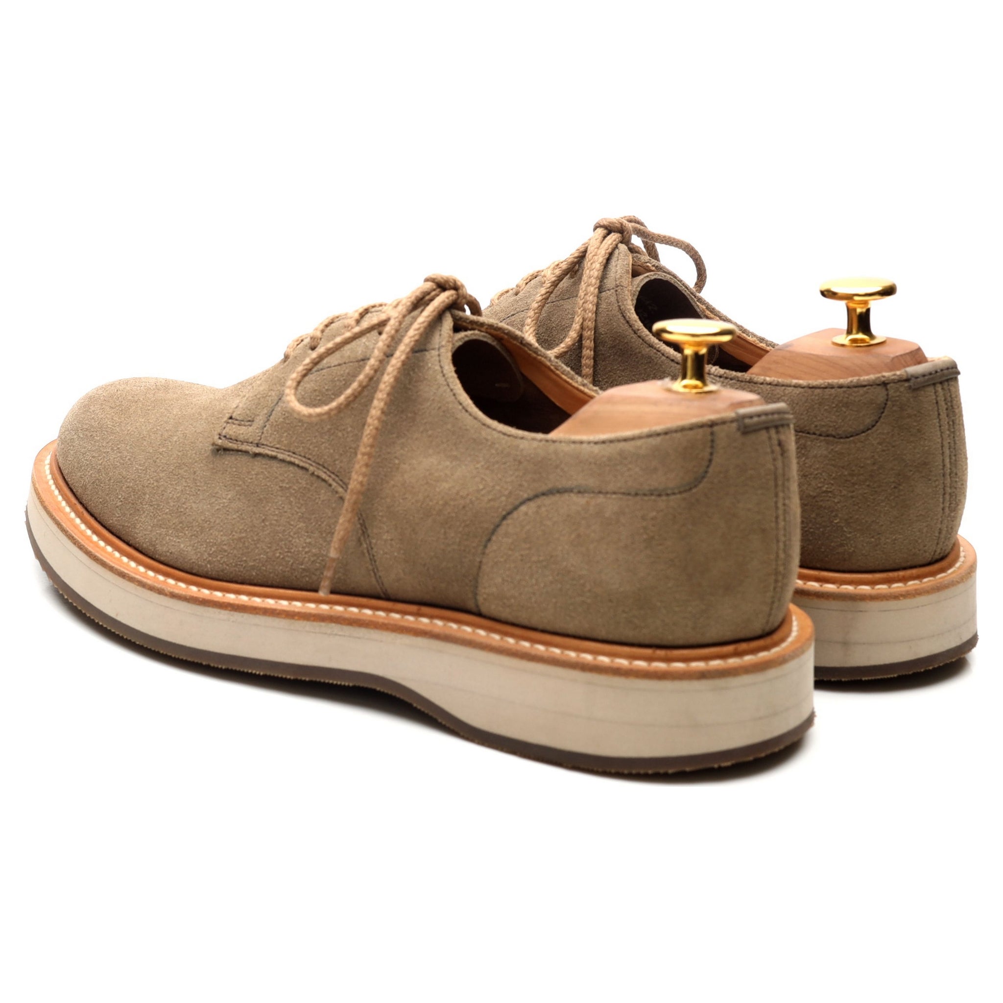 Church's Leyton 2 derby daim pierre UK 6.5