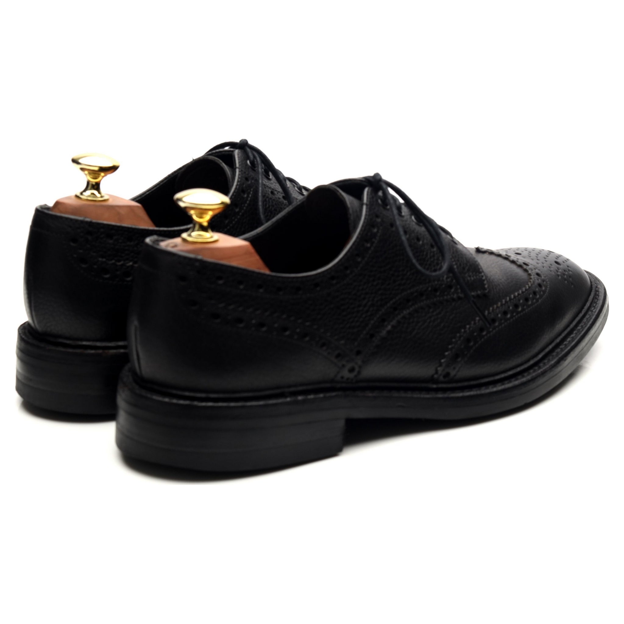 Loake 1880 Badminton 2 derby cuir grainé noir UK 7