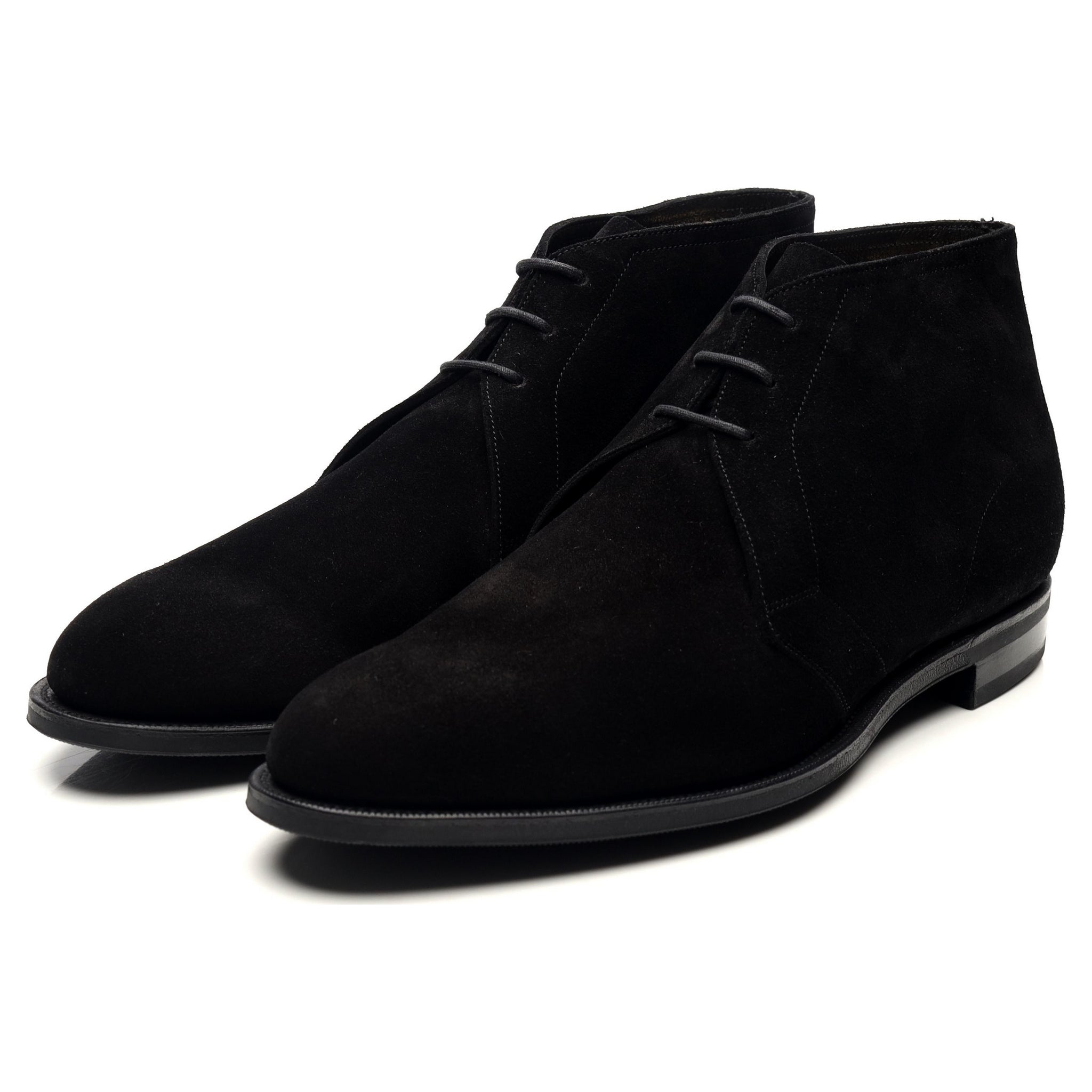 Edward Green Shanklin boots daim noir UK 9