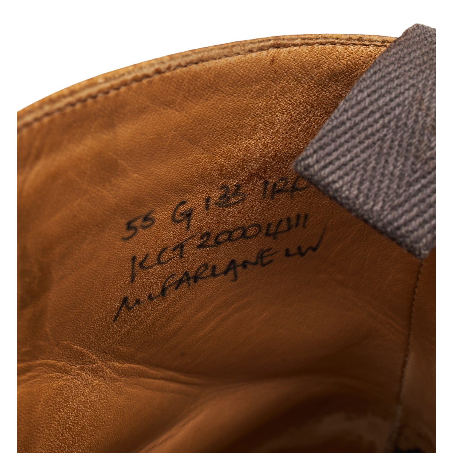 Church's McFarlane bottines cuir grainé marron UK 5.5