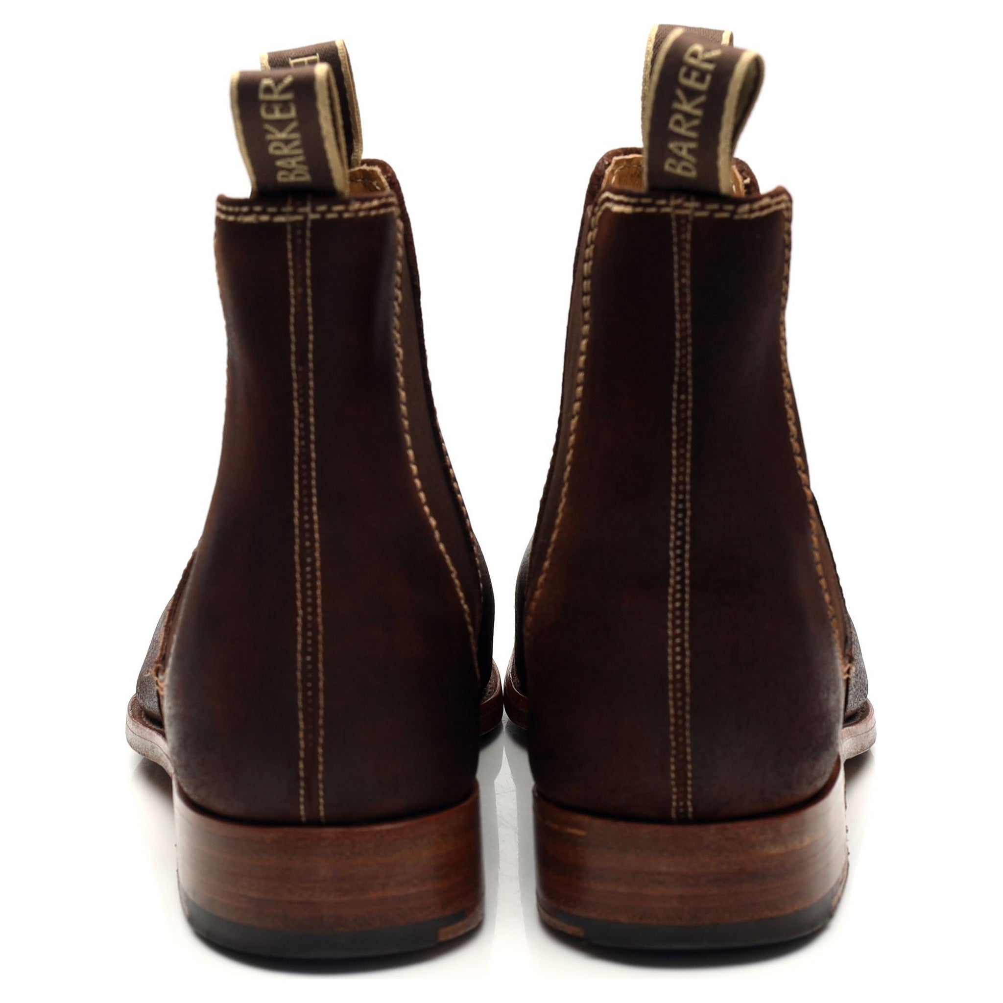 Barker Mansfield boots chelsea daim marron pointure UK 6