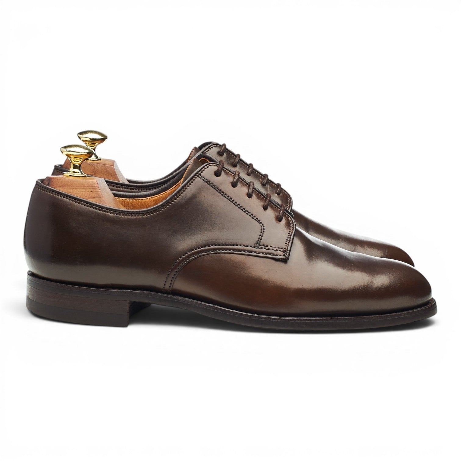 Crockett & Jones Grasmere 3 derby cordovan marron UK 7