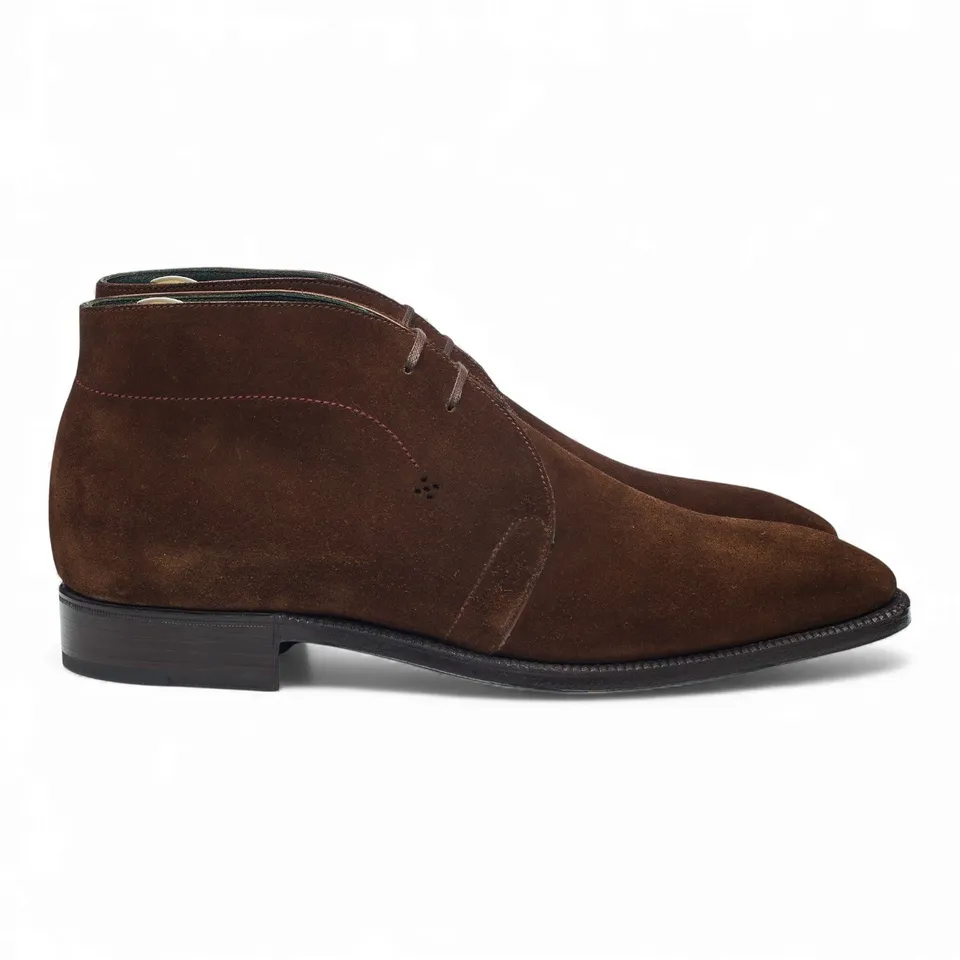 Norman Vilalta Robert boots chukka daim marron UK 6.5