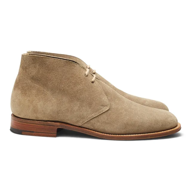 Church's Sahara Chukka Boots Suède Pierre UK 7