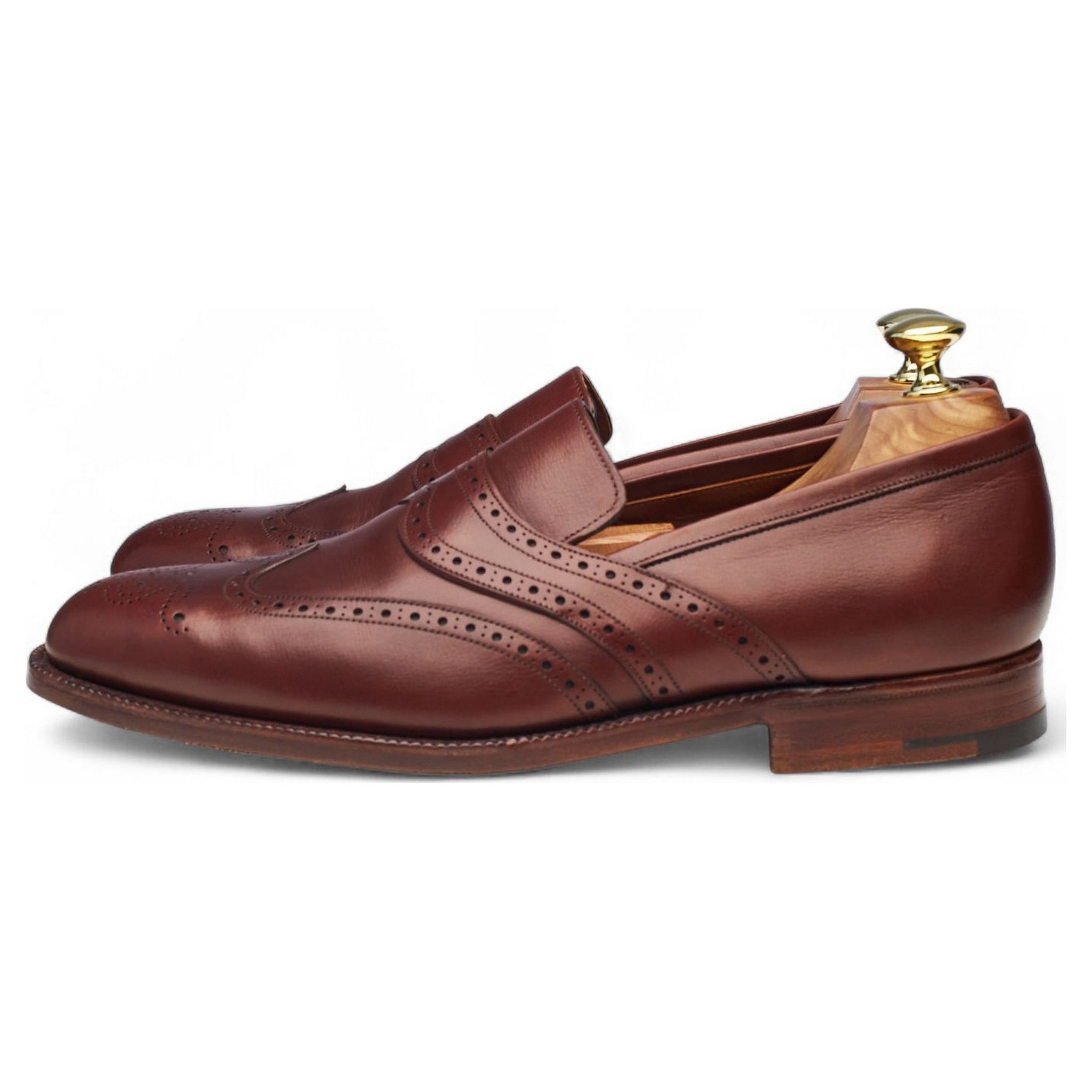 Church's Masterclass mocassins brogue cuir marron 7.5 UK