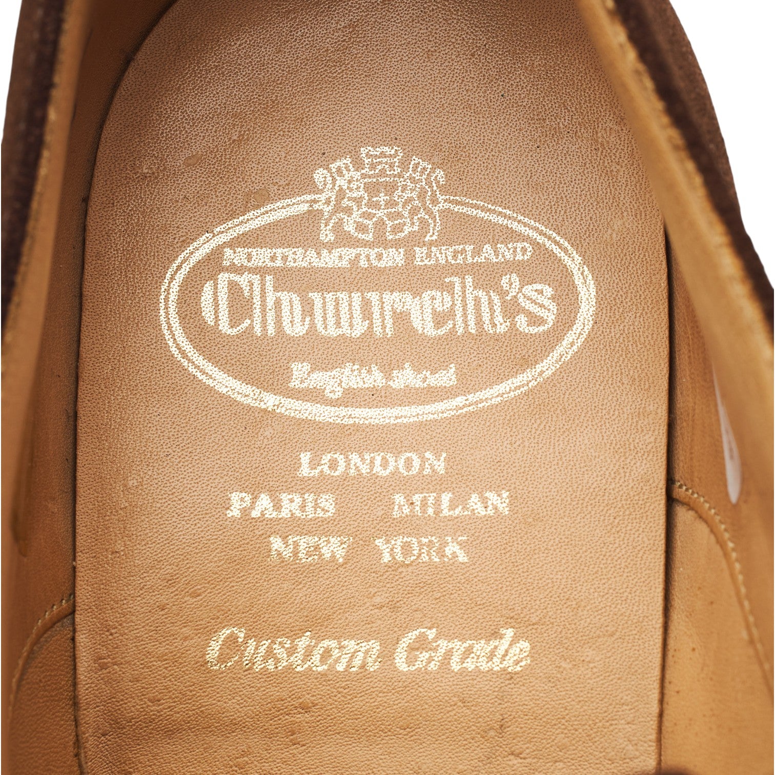 Church's Ilford chaussures oxford daim marron UK 8.5