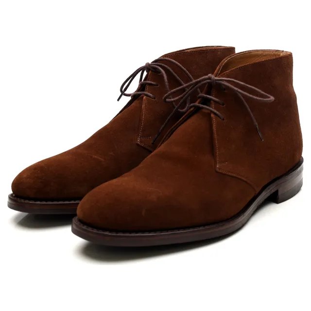 Loake 1880 Kempton boots chukka suède UK 8.5