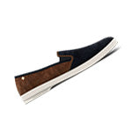 Rivieras Classic Daim Match espadrilles marine marron perforé