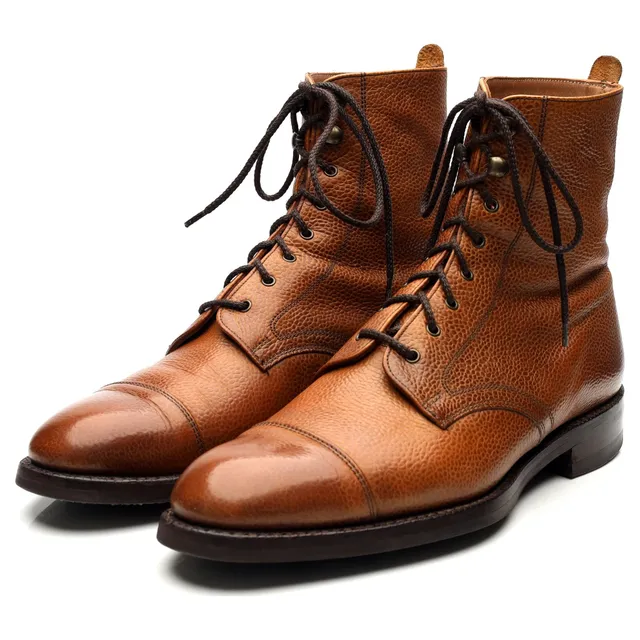 Cheaney Elliot boots homme cuir marron clair UK 8