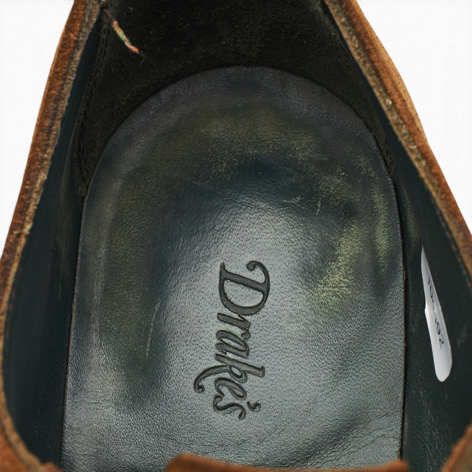 Drake's August derbys daim marron UK 8