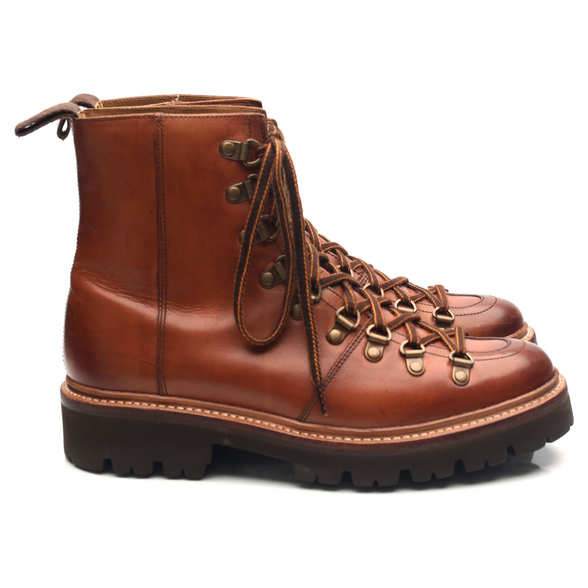 Grenson Nanette boots rando cuir marron UK 5.5 femme