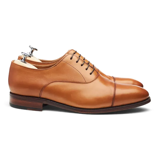 Meermin 101534 richelieu cuir marron clair UK 8