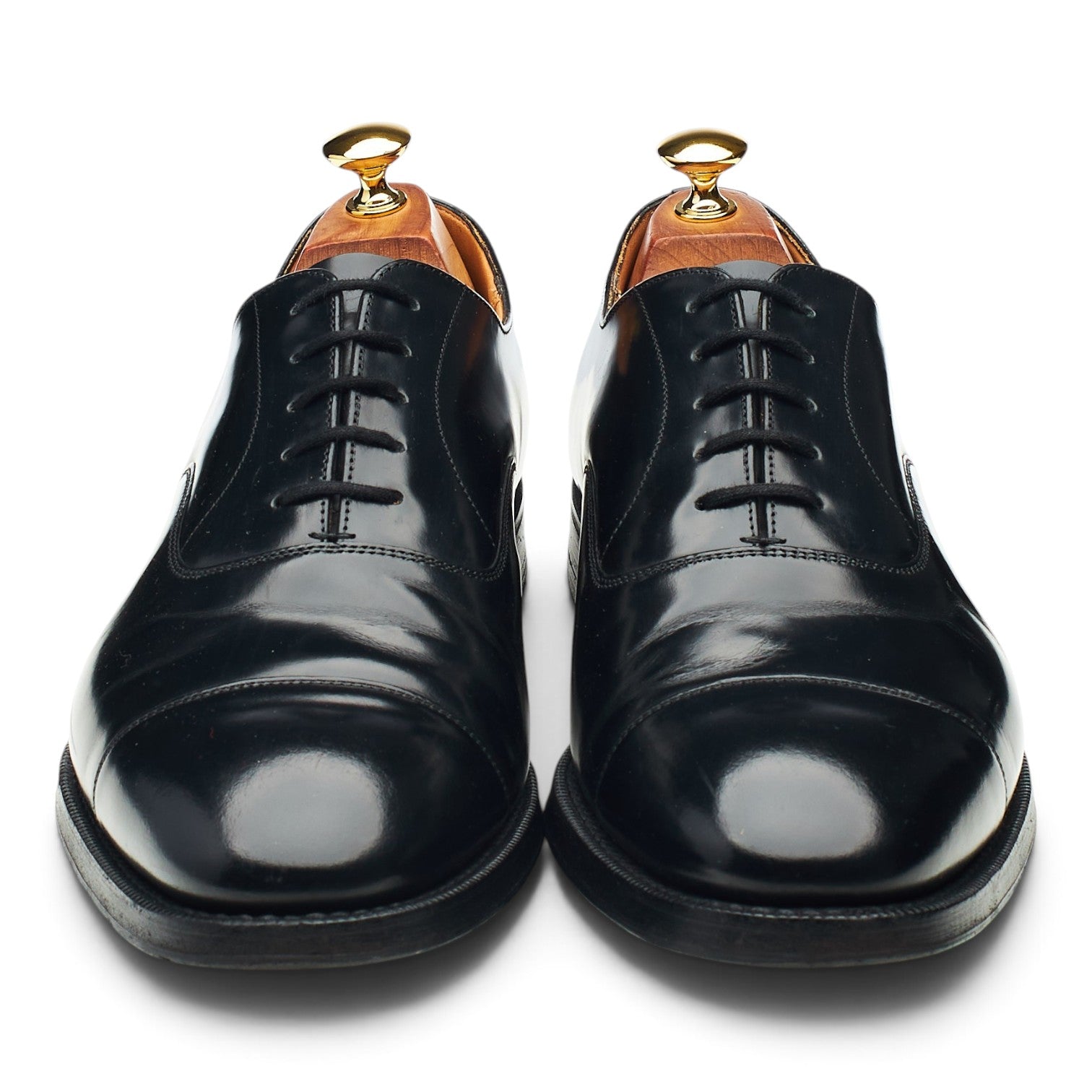 Church's Balmoral Richelieu cuir noir 10 G