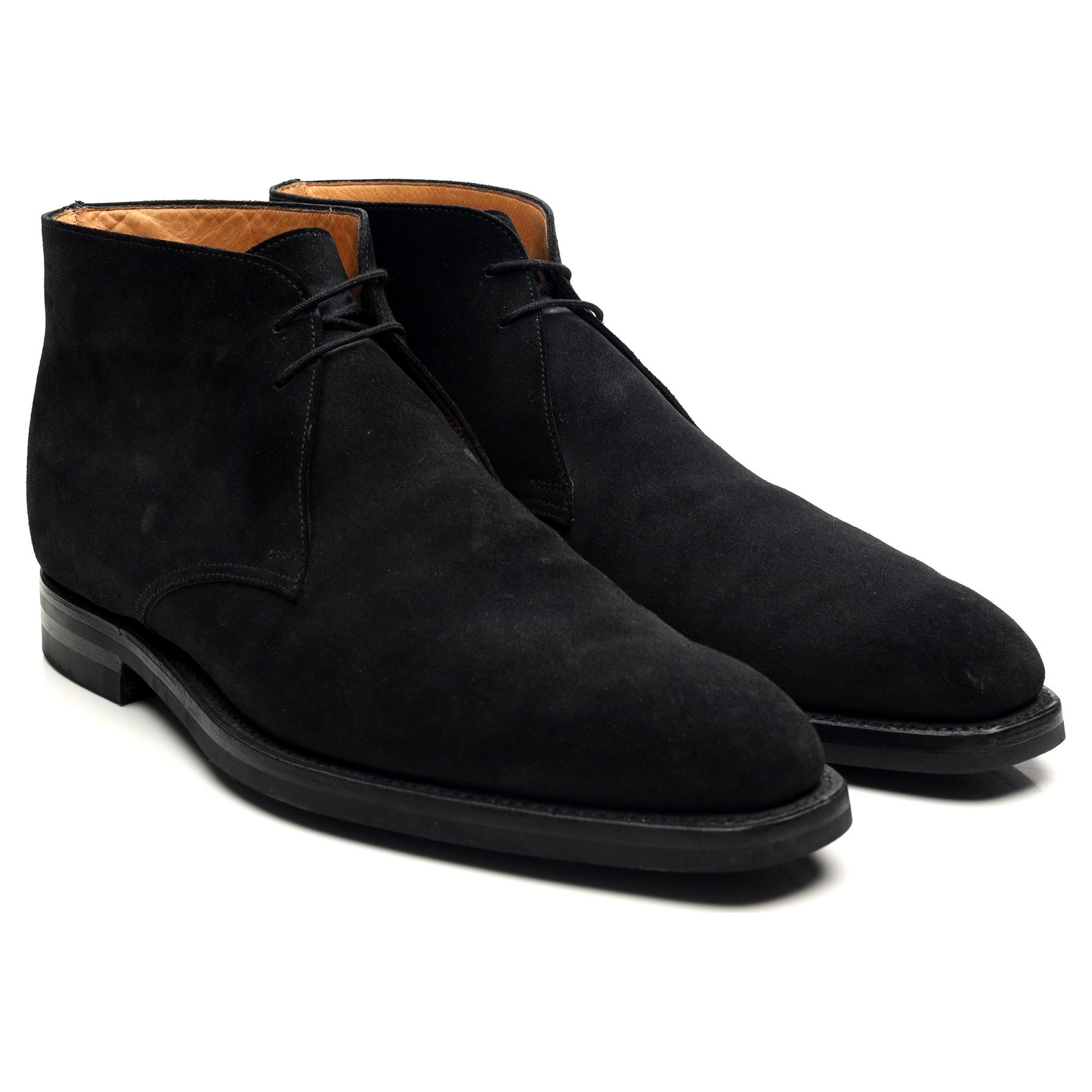 Crockett & Jones Tetbury boots chukka daim noir UK 9