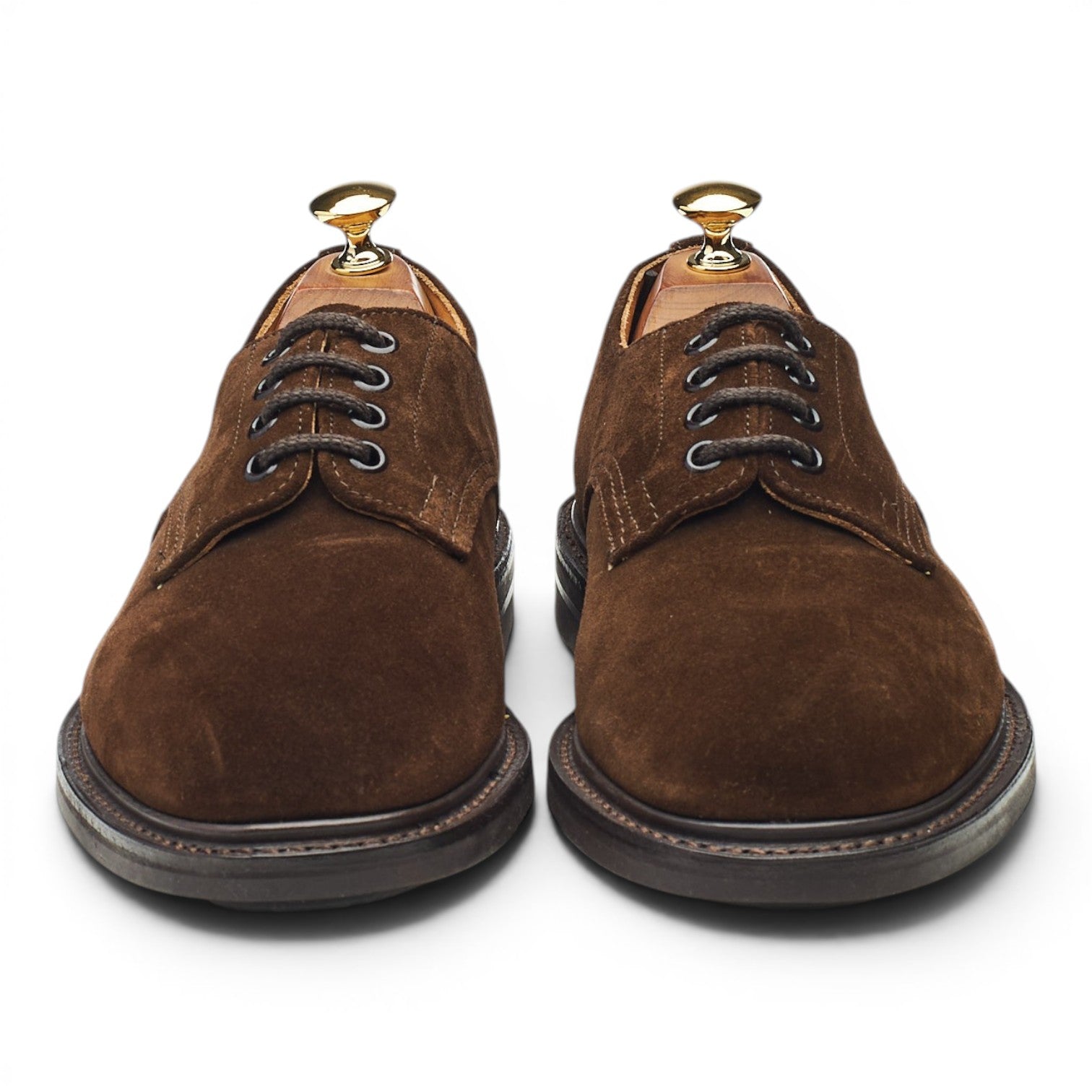Tricker's Daniel derby suède marron foncé UK 6.5