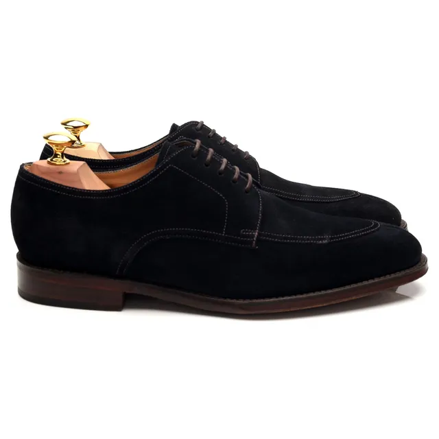 Loake 1880 Ealing derby suède bleu UK 7