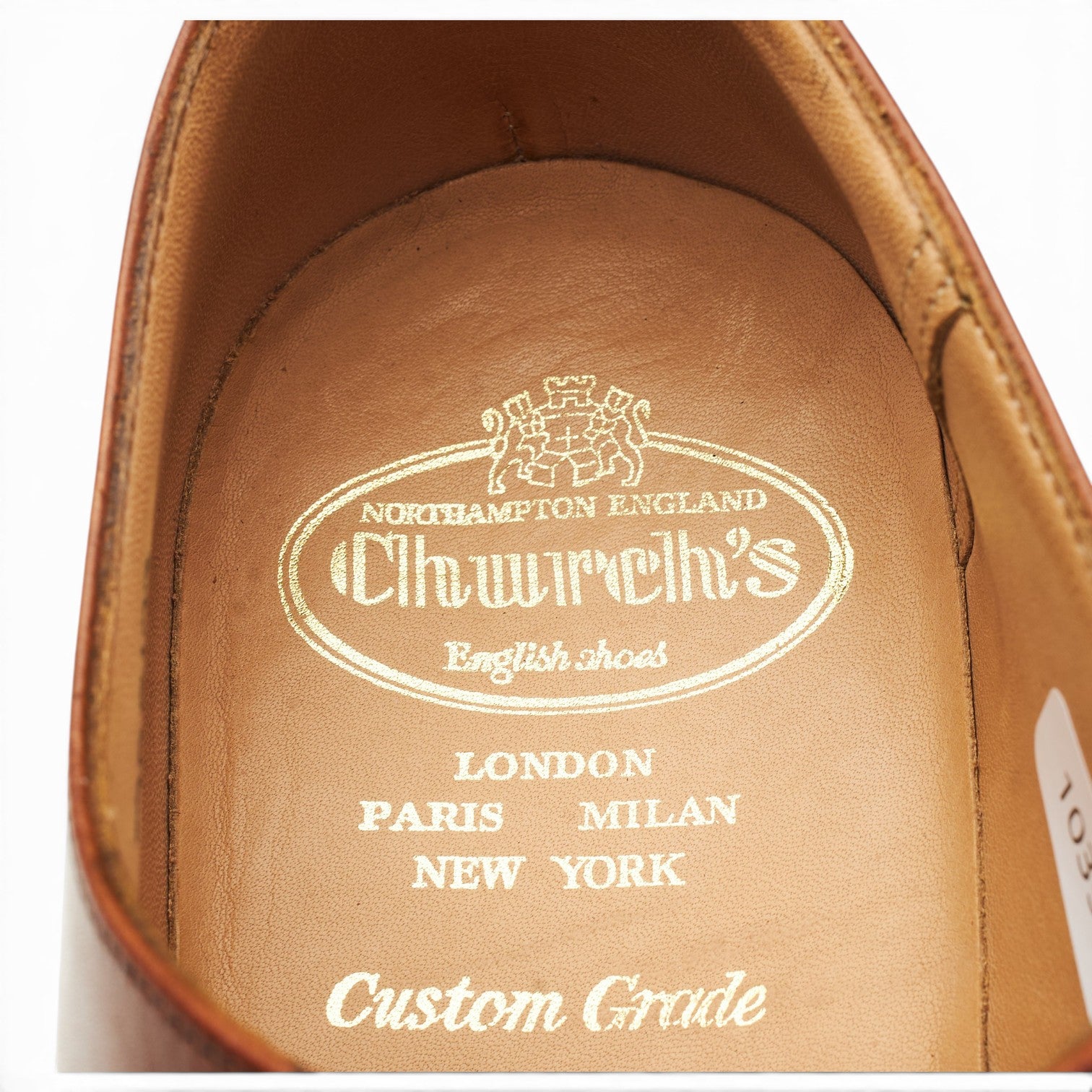 Church's Consul oxford cuir marron UK 7 bout droit