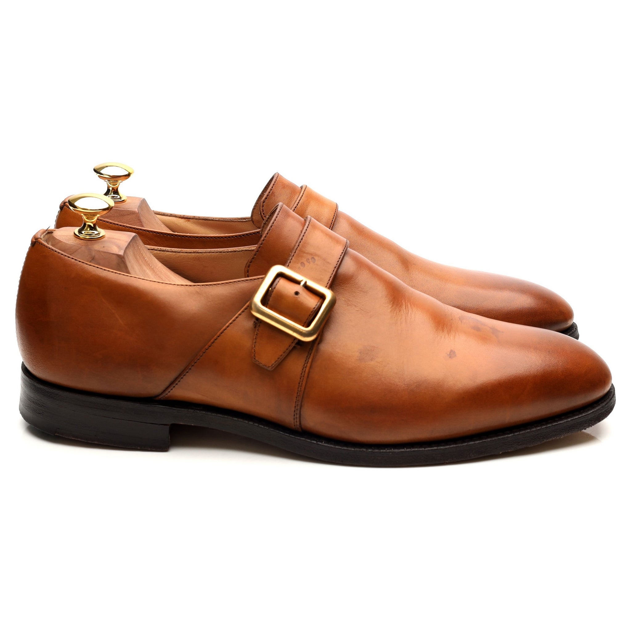 Church’s Sydney chaussures monk UK 10.5 G cuir marron