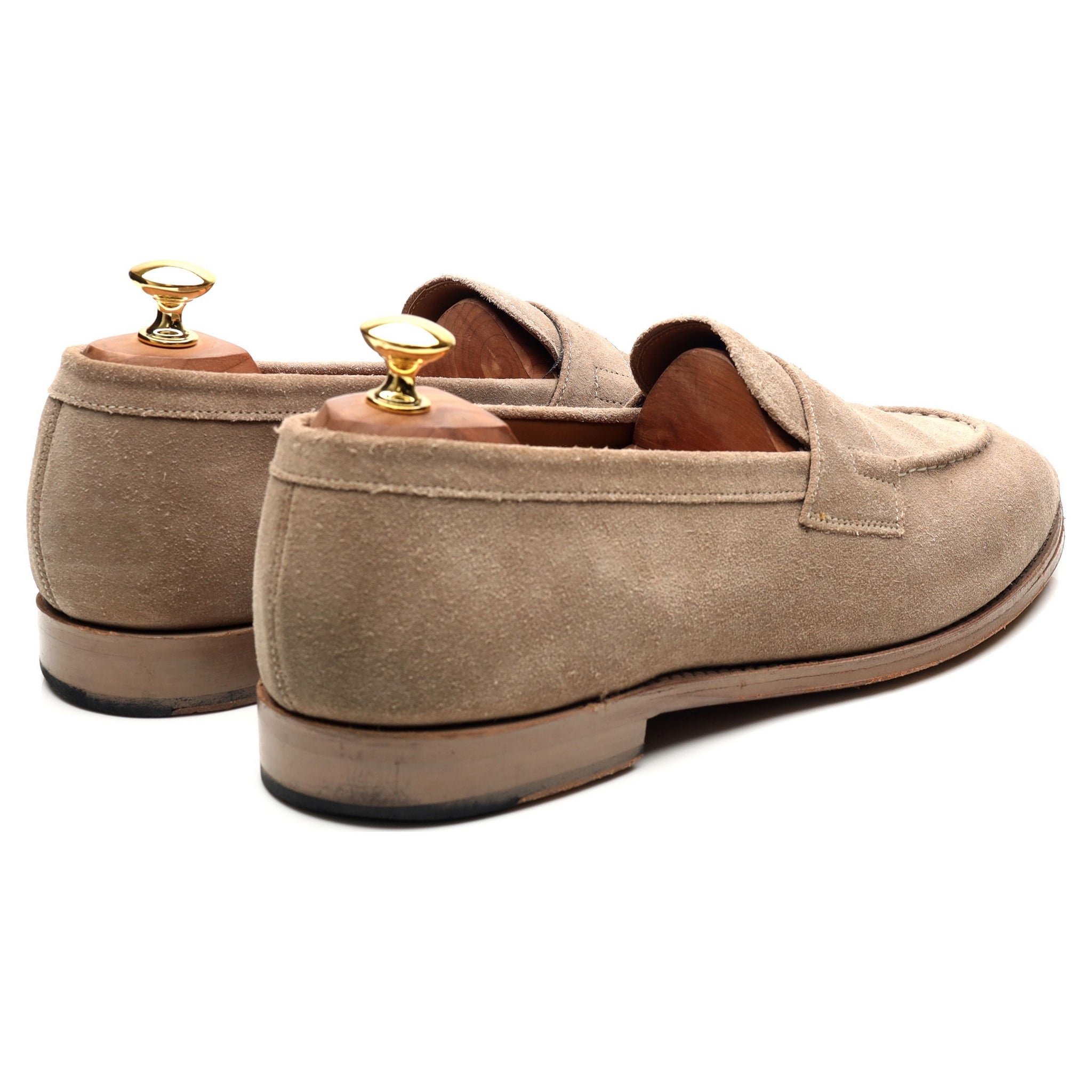 Grenson Lloyd mocassin suède beige UK 10