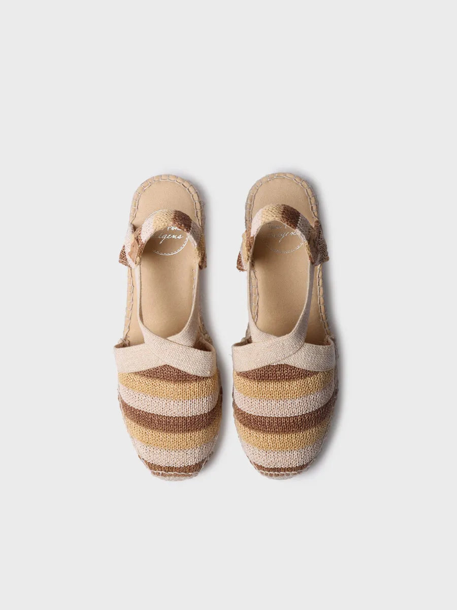 Toni Pons Terra-AB espadrilles compensées rayées