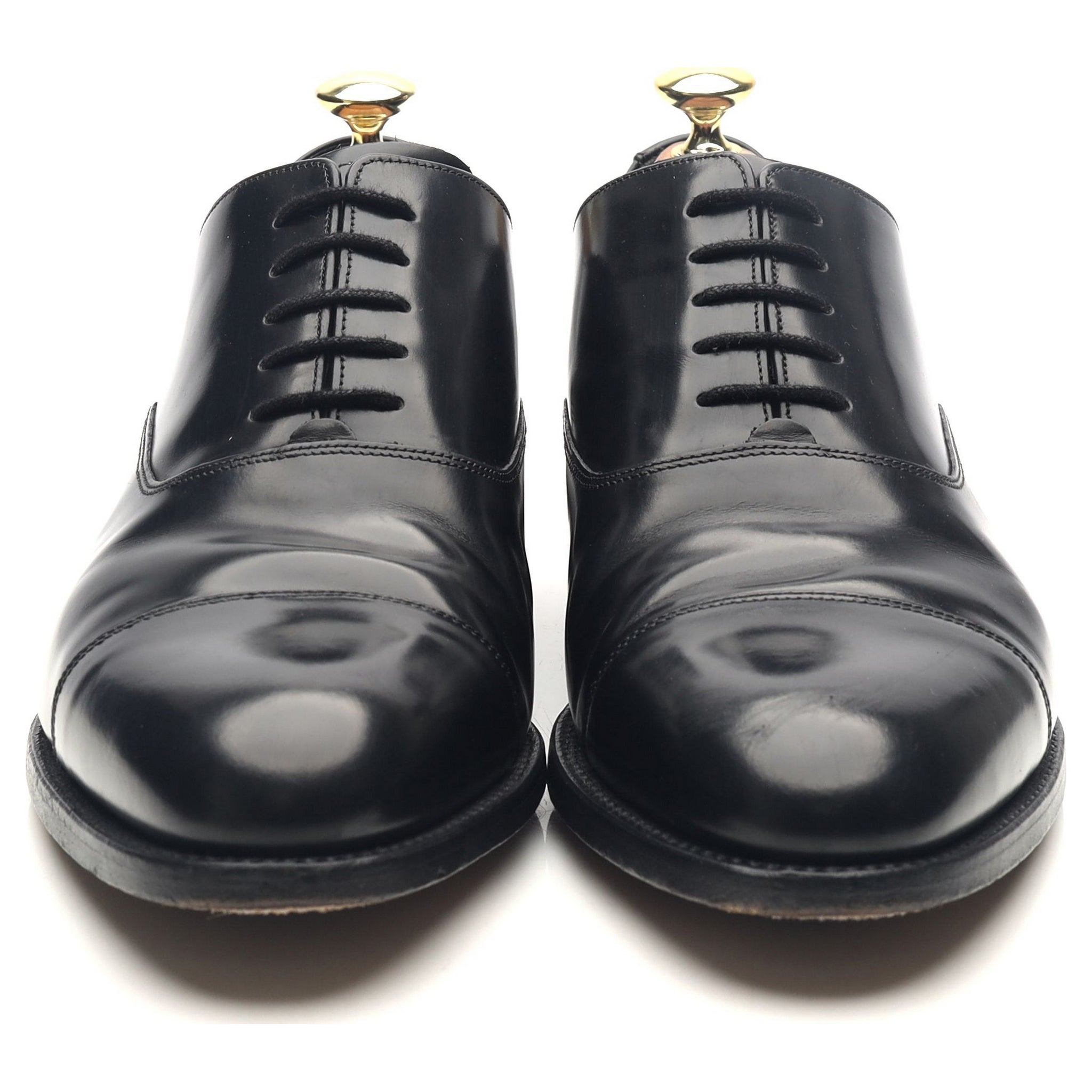 Barker Winsford richelieu cuir noir UK 7,5 poli