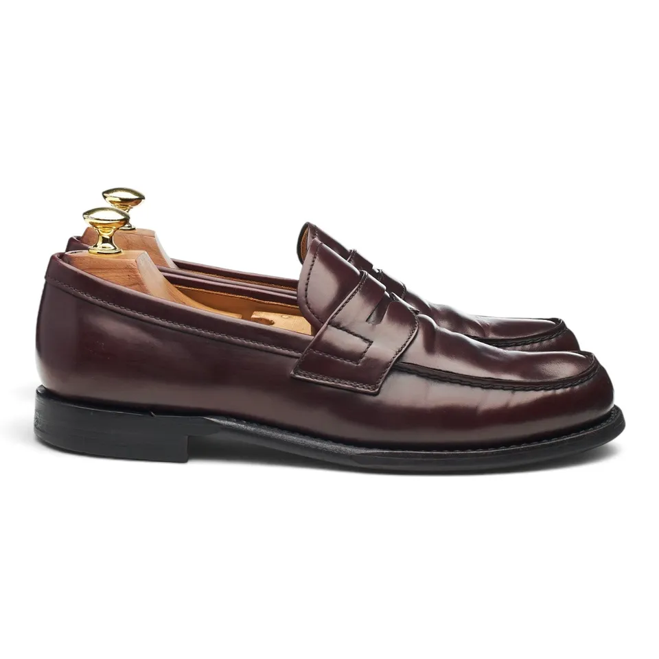 Church's Gateshead mocassin cuir bordeaux UK 7