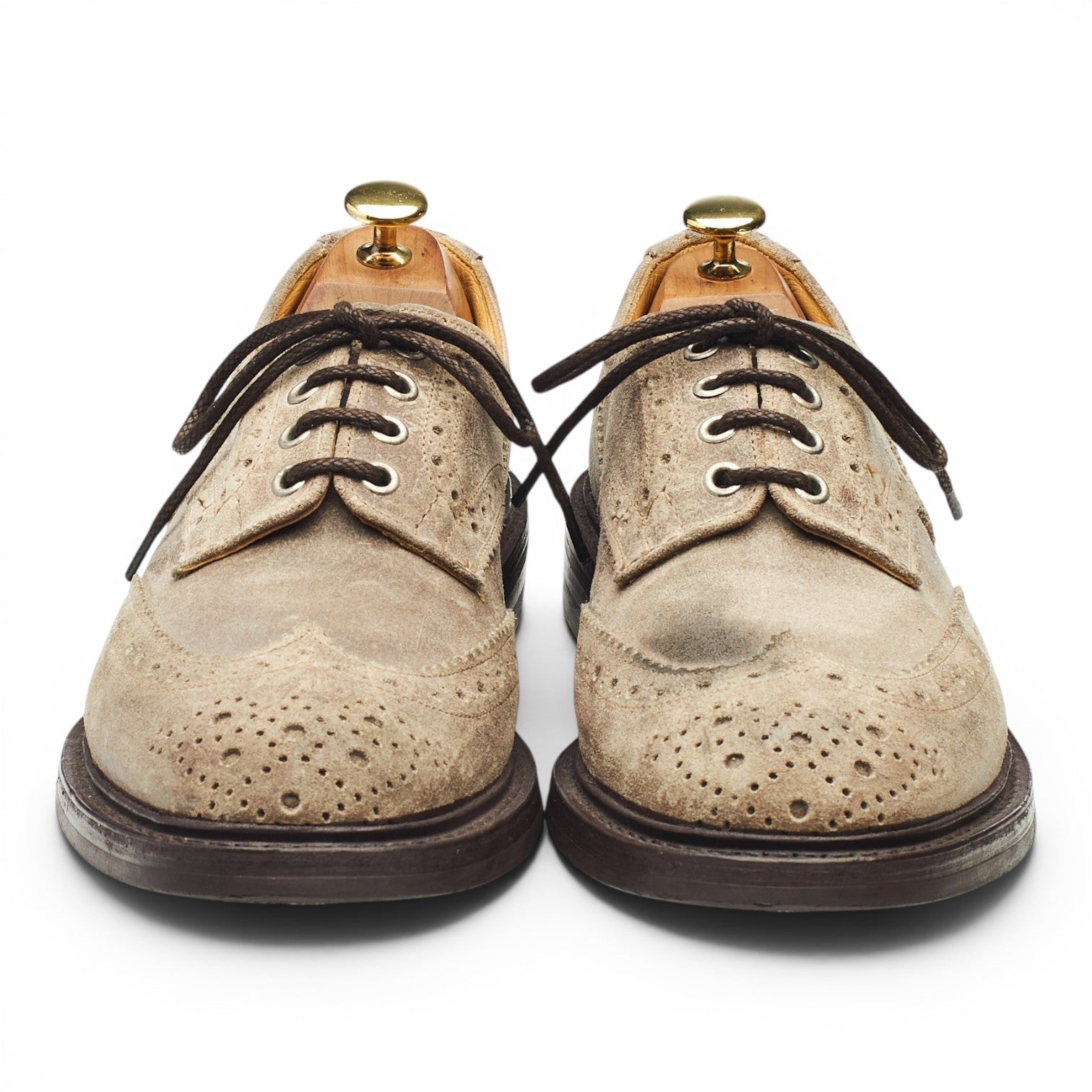Tricker's Bourton derby daim pierre UK 8